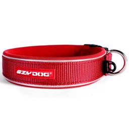 Hundhalsband Neopren Ezydog Röd
